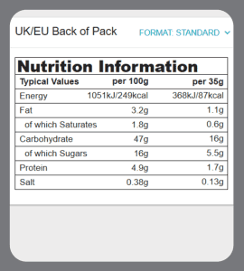 Back of Pack compressed